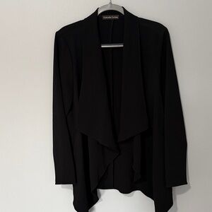 Gabrielle Carlson Black Draped jacket - worn once!